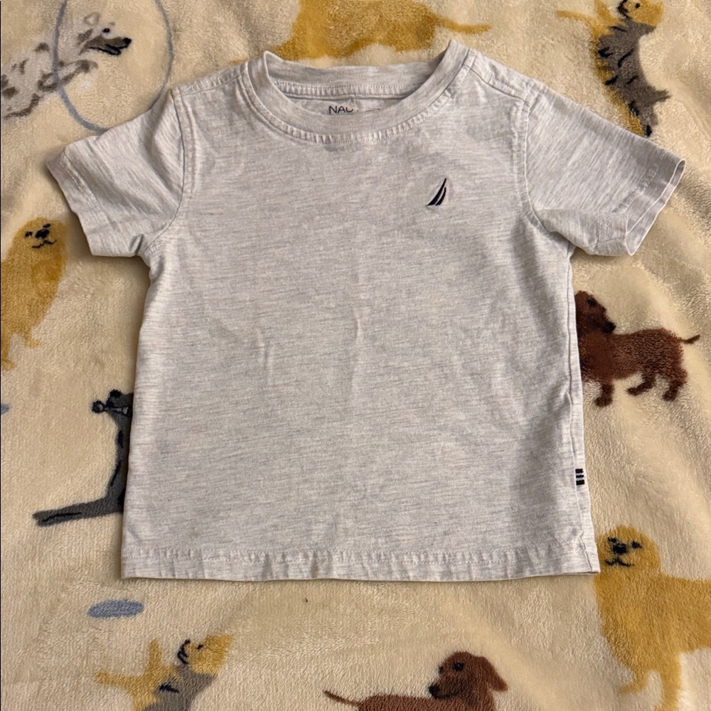 Nautica Kids Light Gray Short Sleeve Tee
